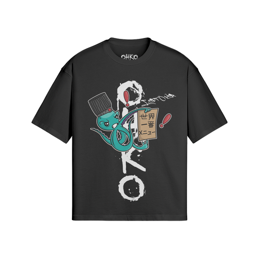 Chef Octopus Heavyweight Streetwear T-Shirt