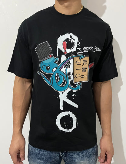 Chef Octopus Heavyweight Streetwear T-Shirt